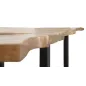 Stół jadalny EDGE ALL. 180x90x77 cm - długość całkowita 280 (drewno mango)